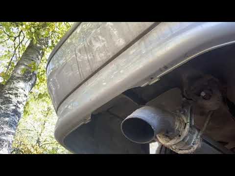 Mercedes-Benz W202 C180 muffler delete sound