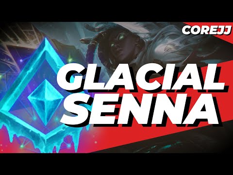 CoreJJ - Glacial Senna Gameplay w/ Insane 4v5 Teamfight | DWG Showmaker, Flame | League of Legends