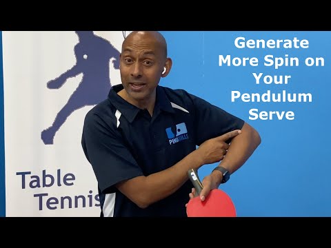 Generate More Spin on Your Pendulum Serve | Table Tennis | PingSkills