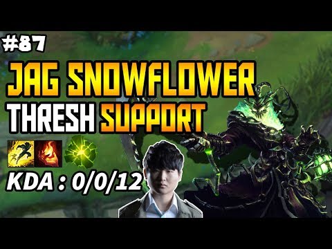 JAG Snowflower Thresh vs Alistar Support - Ranked Challenger Korea