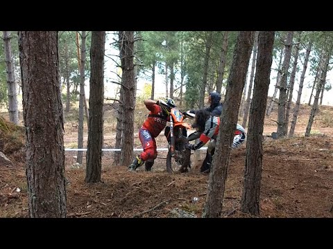 Hixpania Hard Enduro 2018 - Mud Party & Slippery Crash