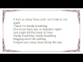Brandy - Hardly Breathing Lyrics