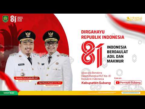 Upacara Bendera Dalam Rangka HUT Ke-81 Republik Indonesia | Kabupaten Subang