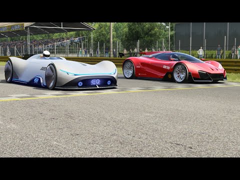 Mercedes-Benz Vision EQ Silver Arrow Concept vs Ferrari Xezri Competizione Concept