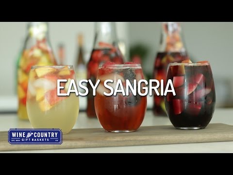 Three Easy Sangria Recipes