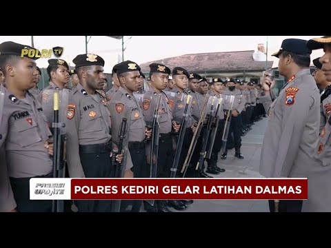 PRESISI UPDATE: LATIH KESIAPAN PERSONEL, POLRES KEDIRI GELAR LATIHAN DALMAS 07/05/2025 (10.00)