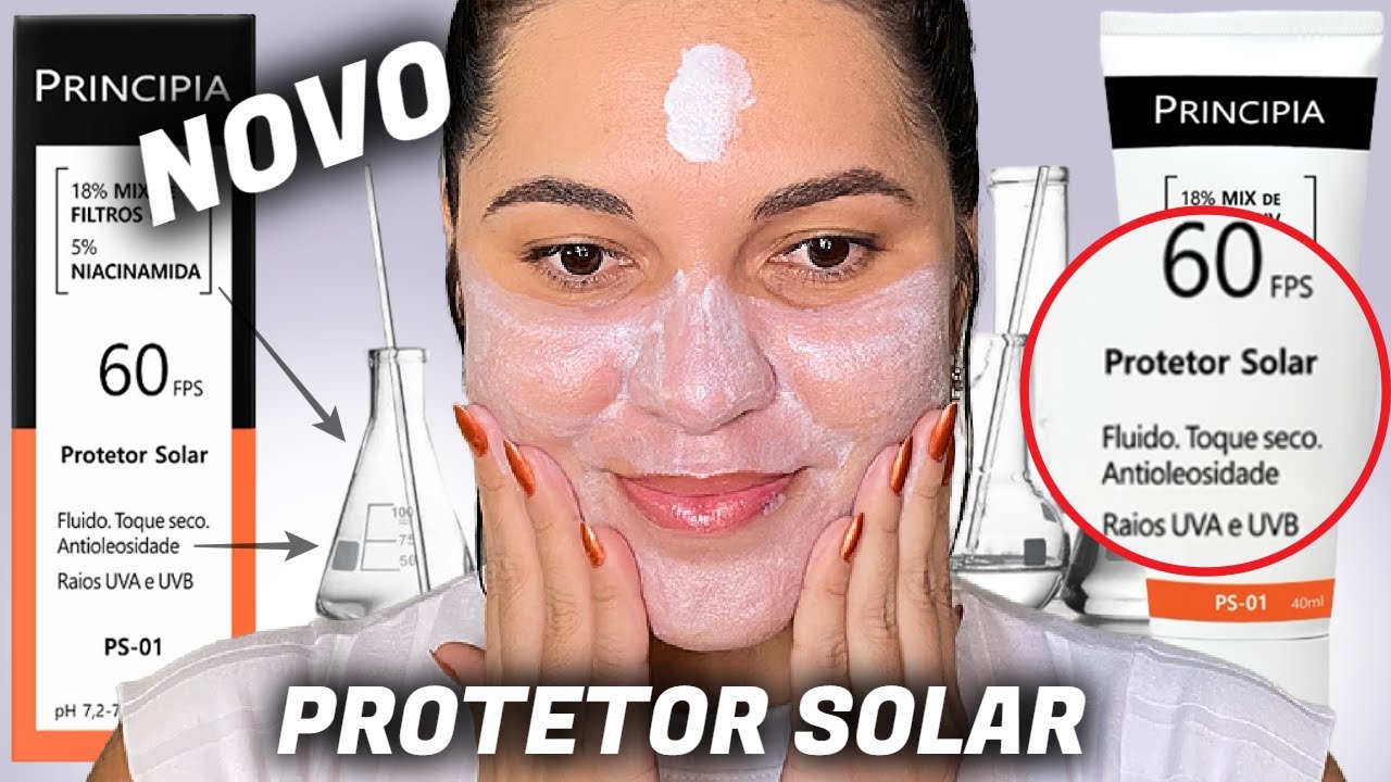 NOVO PROTETOR SOLAR DA PRINCÍPIA ANTIOLEOSIDADE