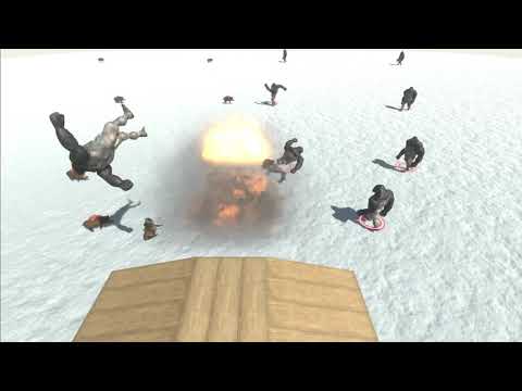 8 Explosive Wild Boar snow vs all units - Animal Revolt Battle Simulator