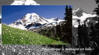 Video thumbnail of "La Montagne - Jean Ferrat - avec les paroles, with lyrics, com letra, con testo, full song, HD / HQ"