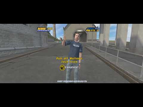 Tony Hawk's Pro Skater 4 Alcatraz Pull Off Mullen's Tech Trick (PC) 3440x1440 (No Commentary)