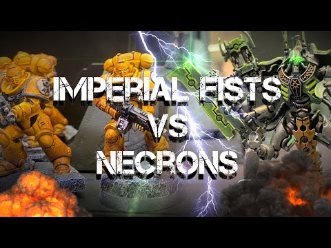 Imperial Fists vs Necrons Warhammer 40k Battle Report