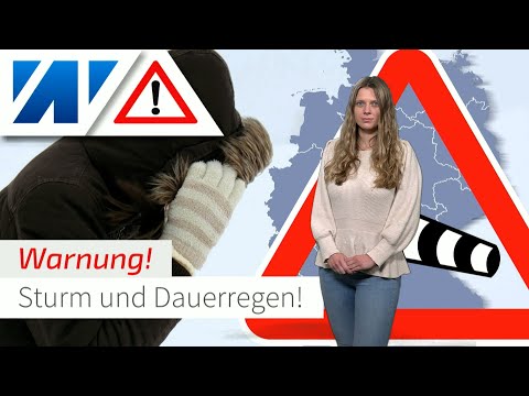 UPDATE! Warnung: Morgen Sturm- und Orkanböen! Hier wird's gefährlich!  Sturm Nasim kommt! Gewitter!