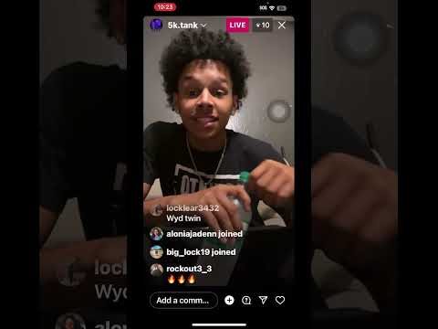 Upcoming rapper 5k tank playing unreleased music  #rapper #underground #facebook #live #instagram