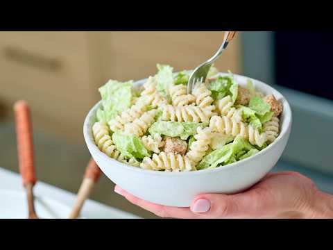 How to Make Caesar Pasta Salad (Easy Recipe!)