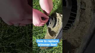 How to replace trimmer line