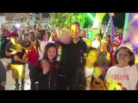 SANTA CRUZ DE LOS TAQUES ENCENDIDO DE LA NAVIDAD EN LA PLAZA SIMON BOLIVAR 