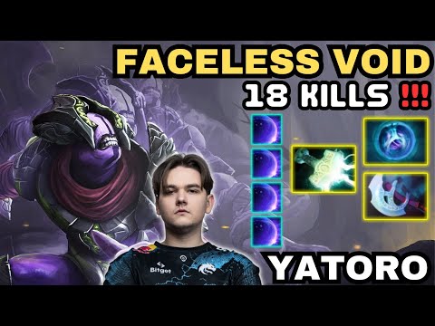 🔥 YATORO Faceless Void 800+ GPM XPM 🔥 Grandmaster Tier Faceless Void YATOROGOD - Dota 2