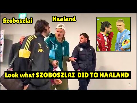 Szoboszlai DID THIS To Haaland After his RED-CARD offense against Mancity Last night 