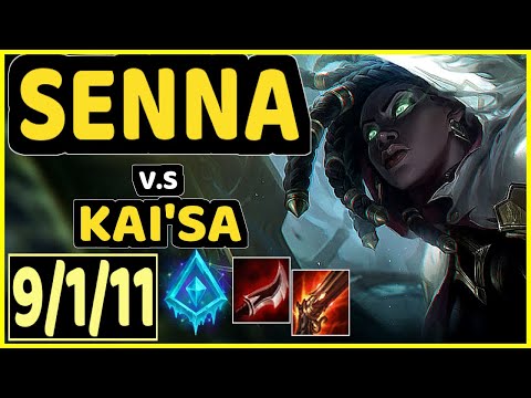 JUZINHO (SENNA) vs KAI'SA - 9/1/11 KDA BOTTOM ADC CHALLENGER GAMEPLAY - BR