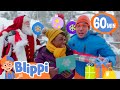 Blippi And Meekah Deliver Gifts With Santa 1 HOUR Christmas Special Blippi Educational Videos
