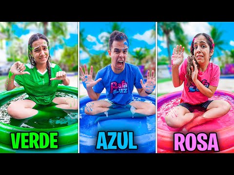 QUEM FICAR MAIS TEMPO NA PISCINA DA SUA COR VENCE!