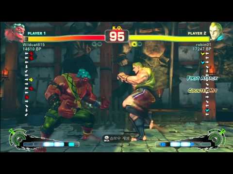 SSF4 Rank Match  wildcat815 (HK)  vs  robin01 (AB)