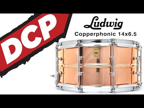 Ludwig Copper Phonic Snare Drum 14x6.5 w/Tube Lugs image 2