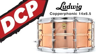 Video thumbnail for Ludwig Copperphonic Snare Drum 14x6.5 w/ Tube Lugs // Video Demo by Drum Center of Portsmouth