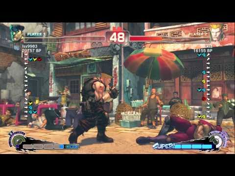 藍弟 lsy9983 [Bison] vs Lkia [Guile] SSF4 Japanese Online Ranked Matches - TRUE-HD