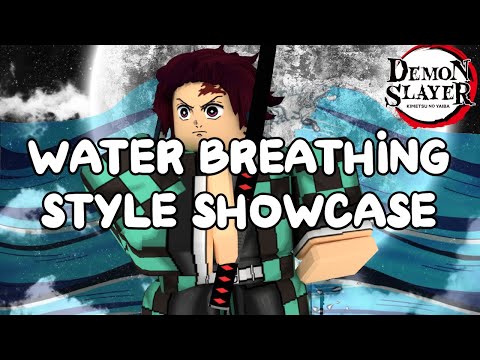 Full Water Breathing Style Showcase Demon Slayer Rpg 2