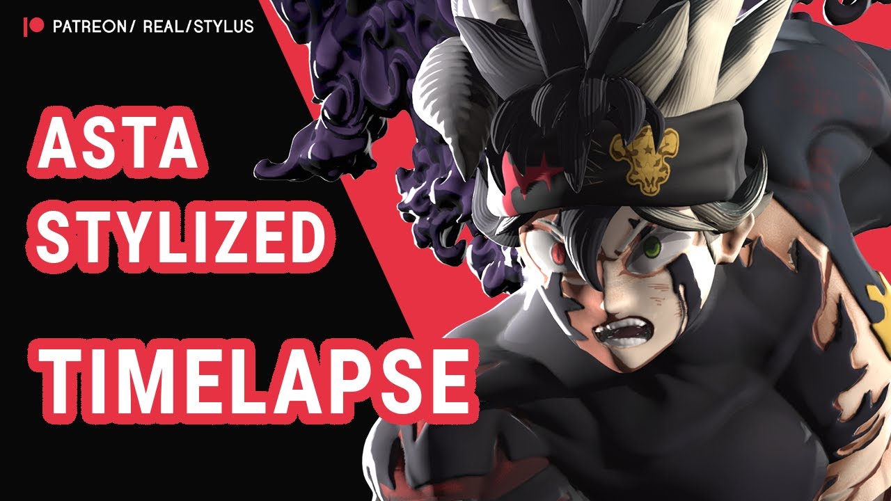 ASTA - SİYAH yonca 3D BASKI STYLİZE 3D Baskı Modeli