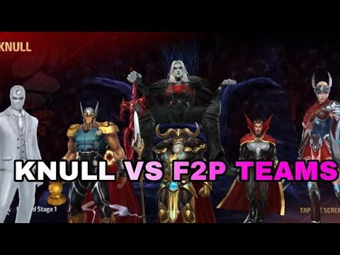 Daily 5 Times Knull Clear Guide With F2P Team & Strikers - Marvel Future Fight
