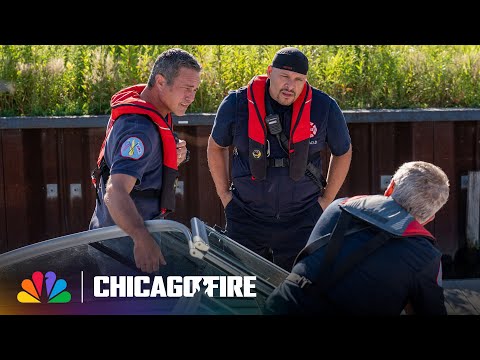 Firefighter Leaps onto an Out-of-Control Runaway Boat | Chicago Fire | NBC
