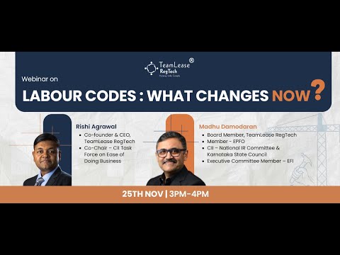 Labour Codes: What Changes Now?