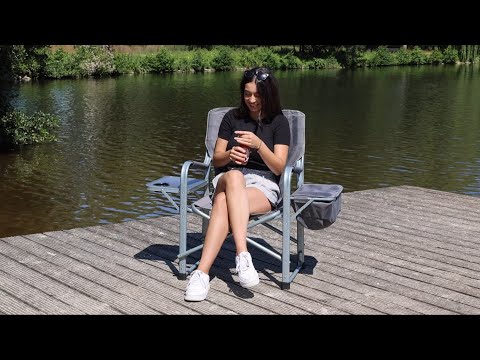 Skandika Tepsa Campingstuhl | Aufbau Video | Faltstuhl mit Tisch + Kühlfach für Camping & Festivals