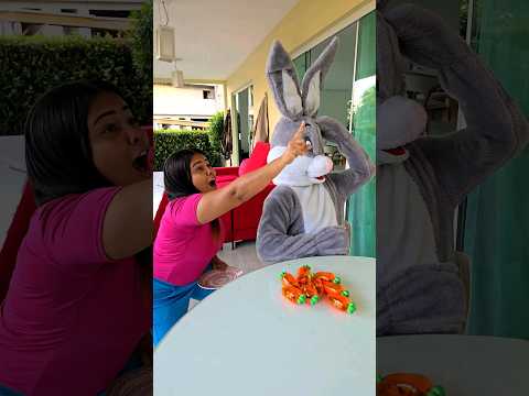 O COELHO NÃO VIU😱😢😭🐰🐇 #funny #funnymoments #comedy #humor #funnyvideo #rabbit #chocolate #cute