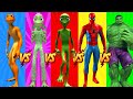dame tu cosita vs Patila vs me kemaste vs hulk vs spiderman 👽 green alien dance 👽