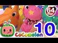 Dinosaur Number Song | + More Nursery Rhymes & Kids Songs - CoComelon