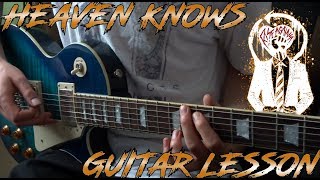 How To Play: Heaven Knows by Rise Against