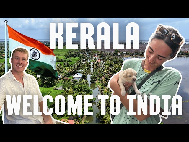 Travel vlog - Our First Days in INDIA! Kochi & Alleppey, Kerala