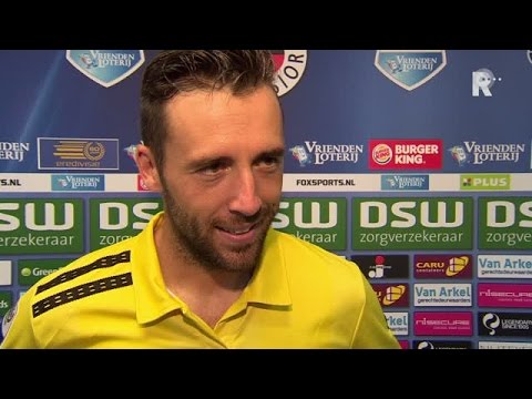 Tom Muyters na afloop van Excelsior - FC Groningen