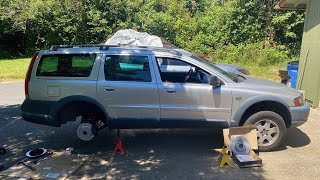 2003-2007 Volvo XC70 full brake job tutorial- How To