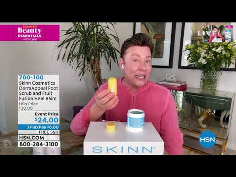 Skinn Cosmetics DermAppeal Foot Scrub and Fruit Fusion H...