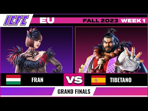 Fran (Anna) vs. Tibetano (Ganryu) | ICFC Tekken 7 Tournament EU: Fall 2023 Week 1 - Grand Finals