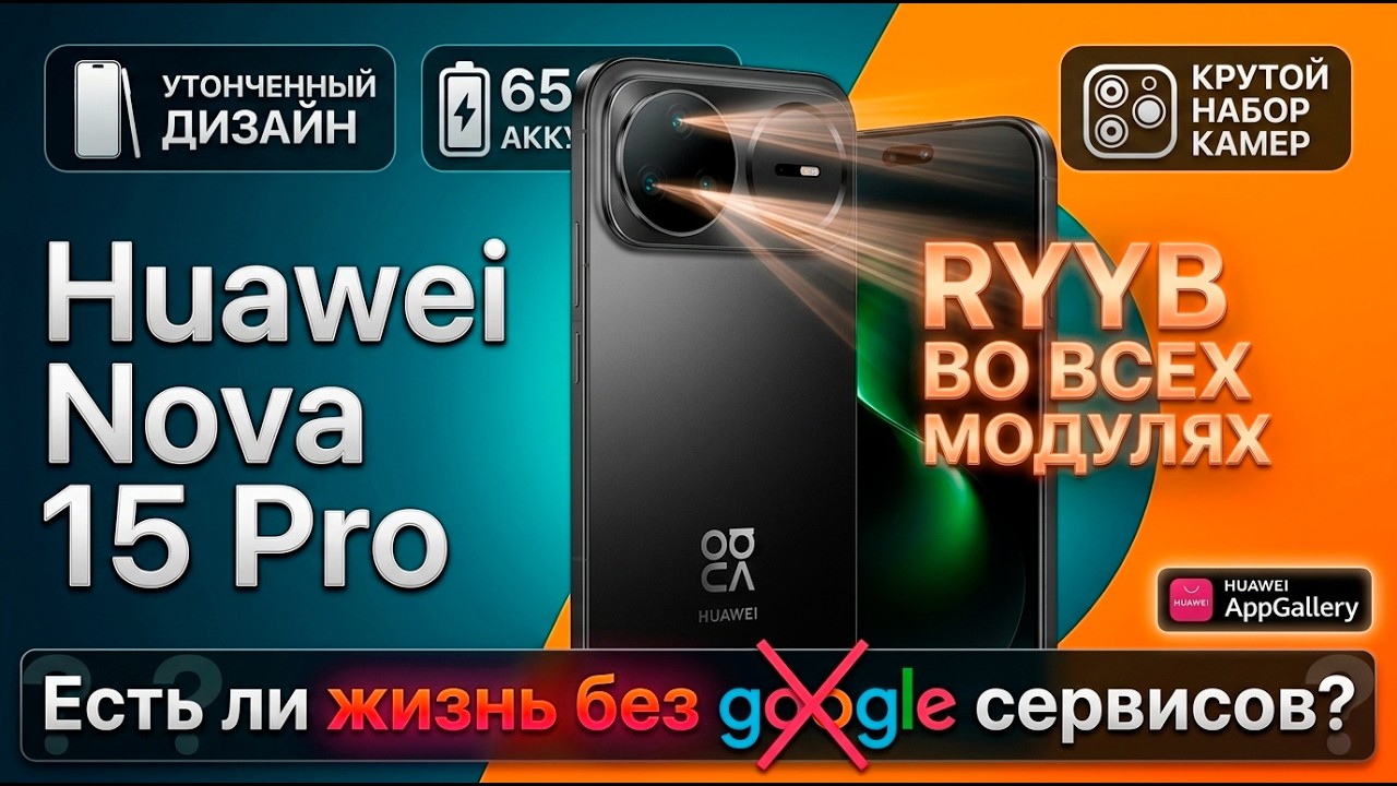 ЕСТЬ ЛИ ЖИЗНЬ БЕЗ GOOGLE? ОБЗОР HUAWEI NOVA 15 PRO