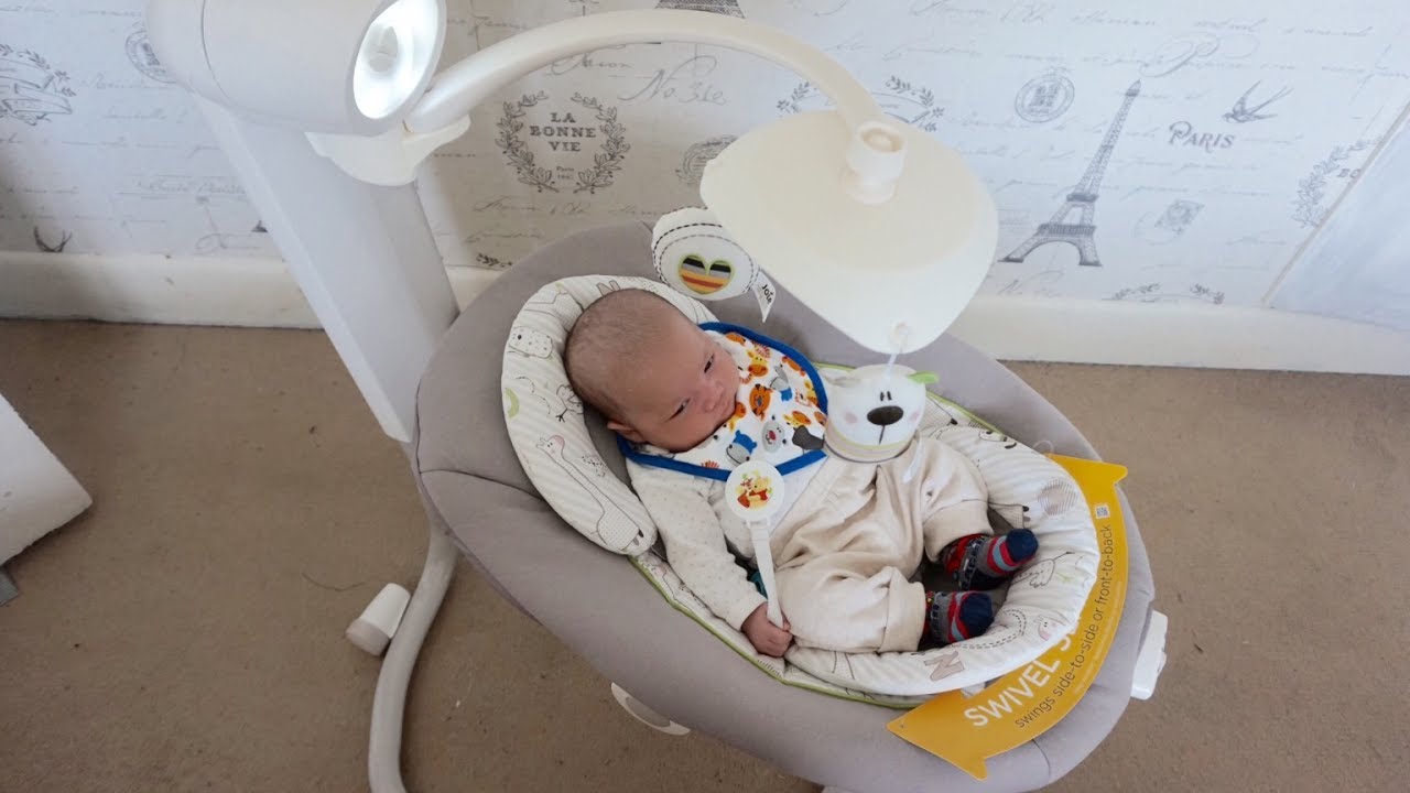 BABY SWING | JOIE SWIVEL BABY SWING (UNBOXING)