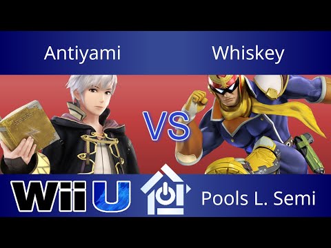 Clash of the Carolinas - Antiyami (Robin) vs Whiskey (Captain Falcon) - Smash 4 Pools L. Semi