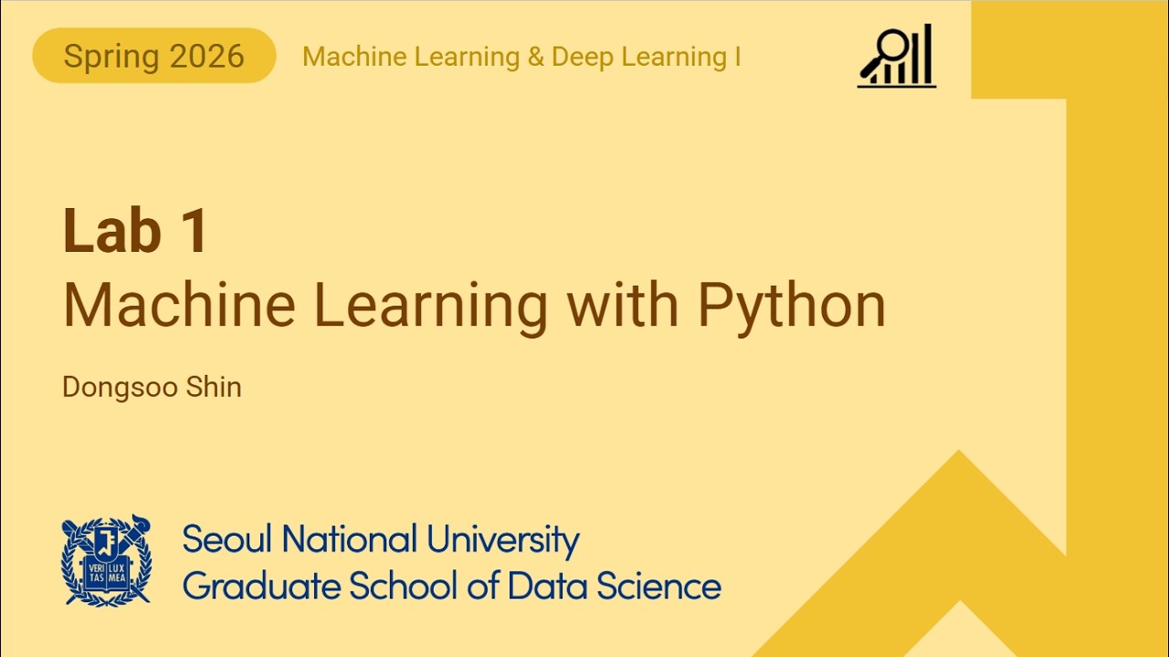 [MLDL 2026] Lab 1. Machine Learning with Python