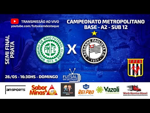 METROPOLITANO A2 - SÉRIE PRATA - SEMI FINAL - SUB 12 - 1º DE MAIO  LAUSANNE B
