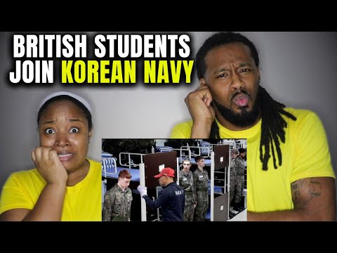🇬🇧🇰🇷HOW WILL THEY DO?! | American Couple React to British Students Join Korean Navy: Boot Camp Day 1